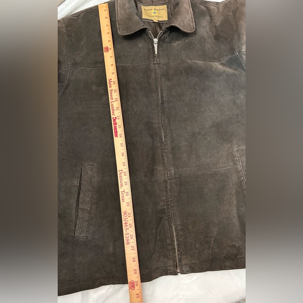 Y2K Boston Harbour Genuine Leather Jacket Size XL - Picture 15 of 15